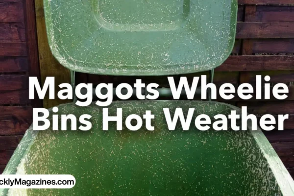 maggots wheelie bins hot weather