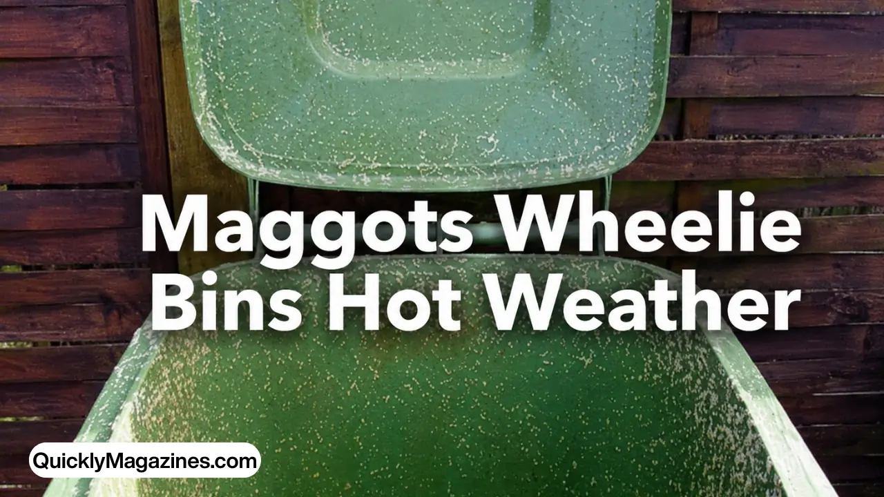 maggots wheelie bins hot weather