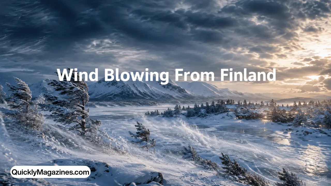 wind blowing from finland
